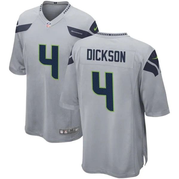 Men Seattle Seahawks #4 Michael Dickson Nike Grey Player Game NFL Jersey